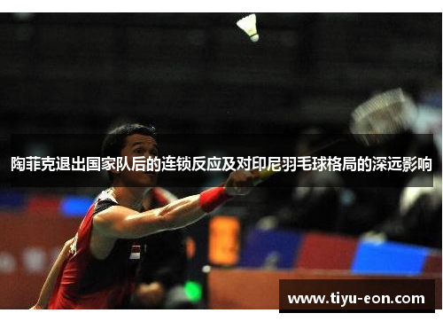 陶菲克退出国家队后的连锁反应及对印尼羽毛球格局的深远影响